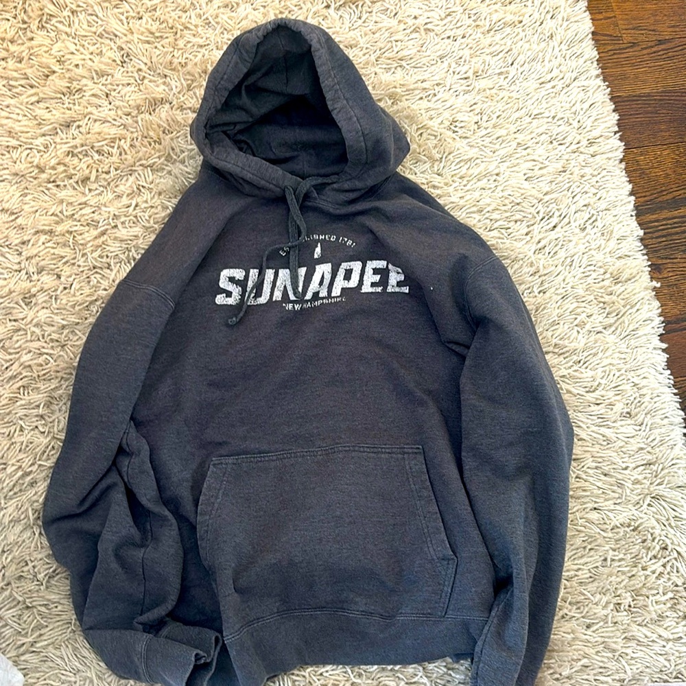 Dark grey hoodie